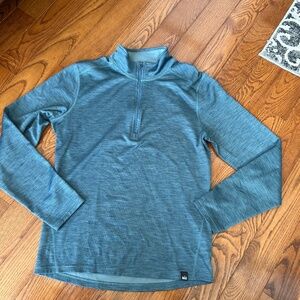 REI men's S thin fleece lined shirt